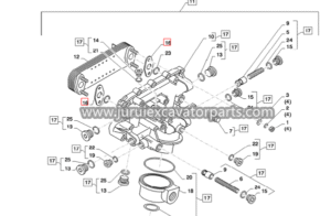 VH157171320A Oil Cooler Element Gasket